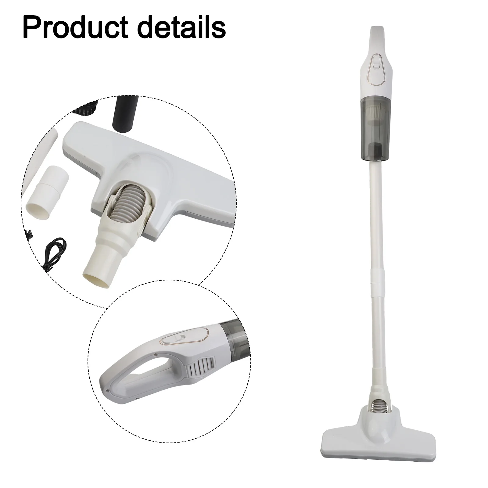 Handheld Cordless Vacuum Cleaner 2 in 1 Design for Hard For Floors and Pet Hair Featuring a USB Charging Option
