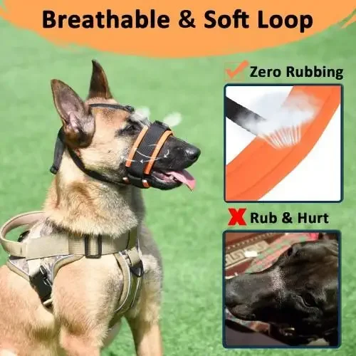 A dog's muzzle can be used as a behavioral training tool to help correct a dog's bad behavior