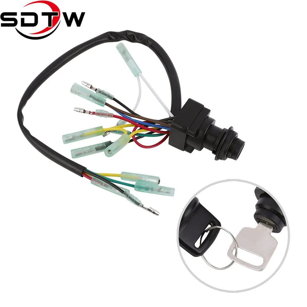 Motorcycle ignition switch Fits for Yamaha outboard motors 703-8 2510-43-00 Outboard key switch