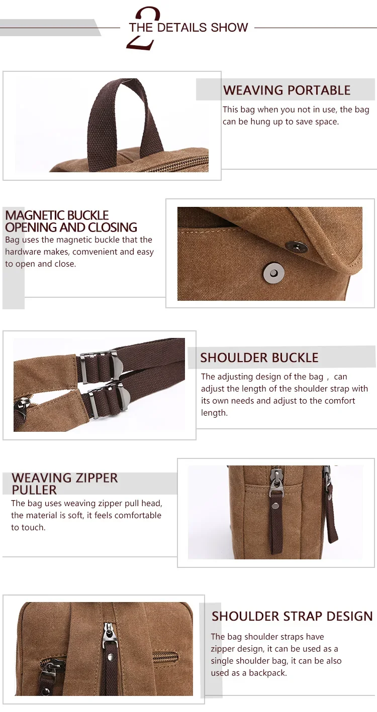 Mini Backpacks Women Multifunction Mochila Pockets Top Quality Canvas Urban Classic Small Brief Ipad Bags Brief Strong Simple