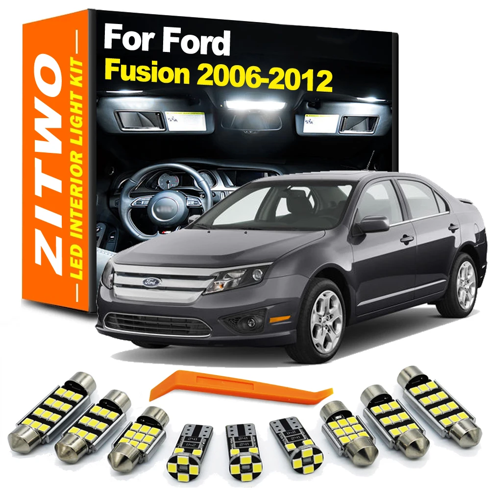 

16 шт. полный комплект светодиодных внутренних купольных ламп Canbus для дверей для Ford Fusion 2006 2007 2008 2009 2010 2011 2012