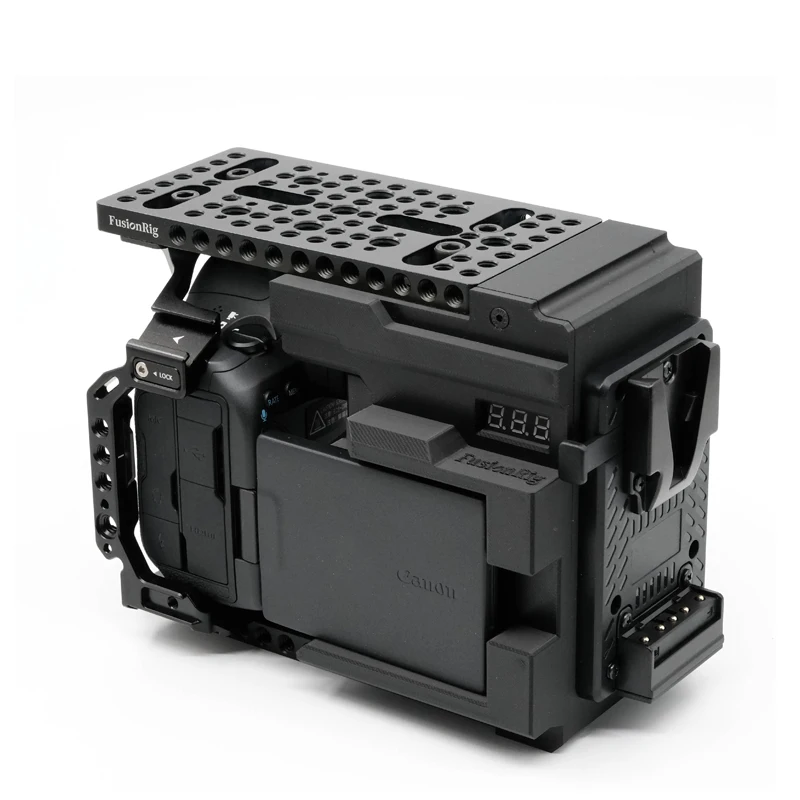 FusionRig para Canon R5 mark II Módulo de expansão de gaiola de câmera Cineback