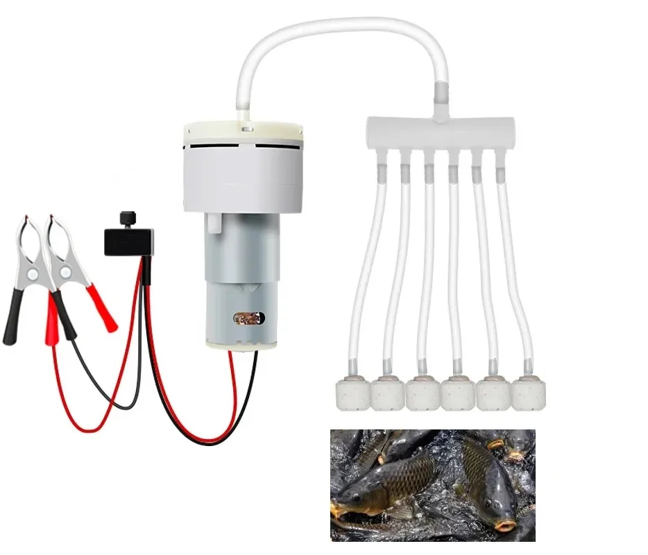 

DC 12V Mini Air Pump Aquarium Aquarium Pump Water Oxygen Pumo Motor Adjustable PWM Volume Fishing Aquarium Fish Tank Breeding