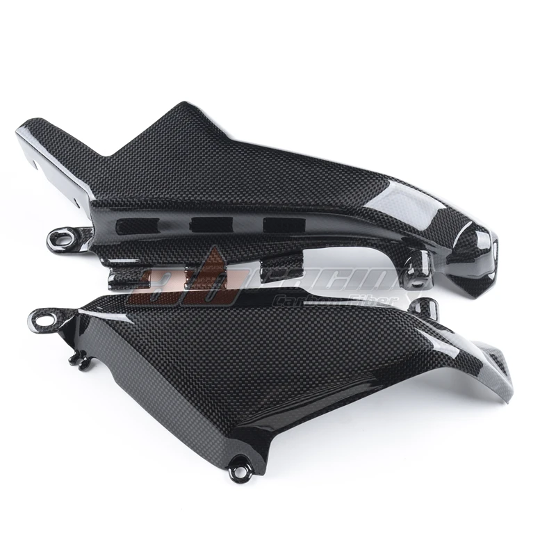 Radiator Side Covers Side Panel Fairing Cowling For Ducati Monster  696 795 796 1100 Full Carbon Fiber 100%