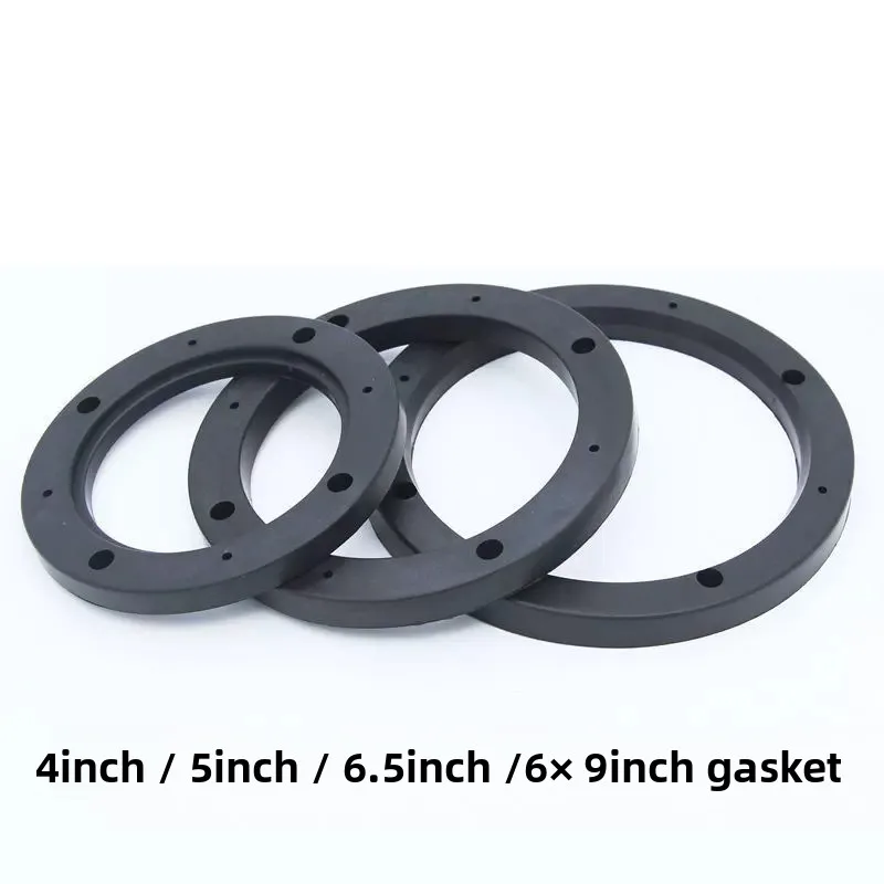 1pair 4 5 6.5-inch 6X9 Car audio modification speaker pad rubber plastic washer with high shock absorption buffer