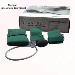 Emergency Manual Pneumatic Air Pressure Tourniquet Medical Cuff Belt Orthopedic Surgery Hemostat Tourniquet for Adult Child Arm