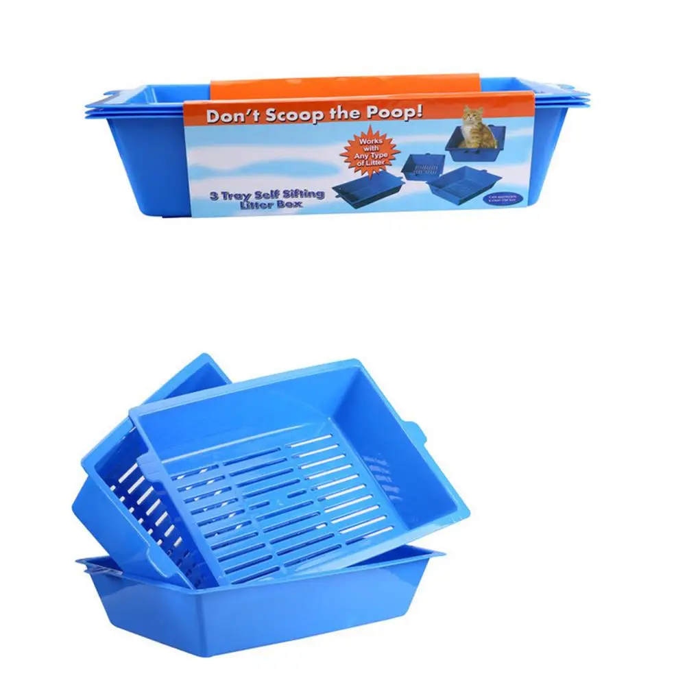 

Litter Durable Self Cleaning Pet Supplies Sand Toilet Basin Easy Maintenance Home Litter Toilet Cat Basin