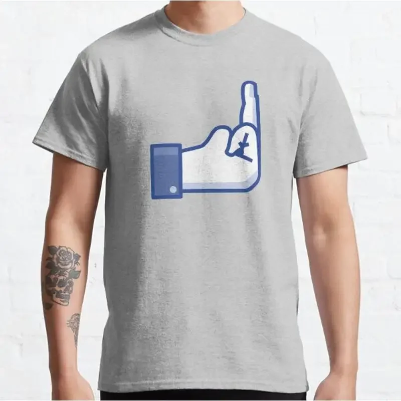 Facebook Finger Classic T Shirt