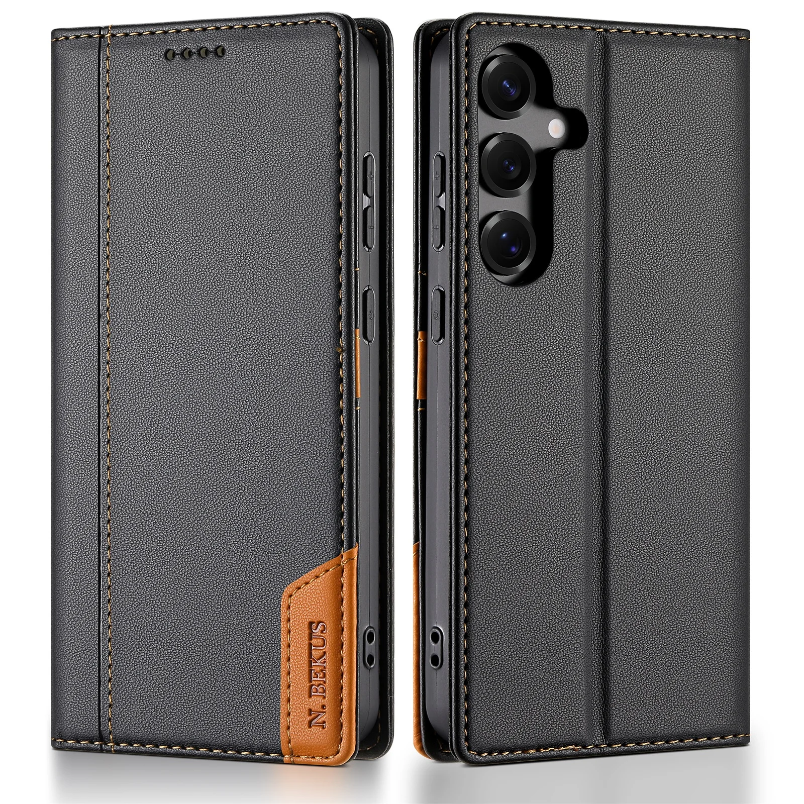 

Shockproof Magnetic Leather Card Holder Wallet Phone Case For Samsung Galaxy A56 A55 A16 A15 A36, Flip Stand Protective Cover