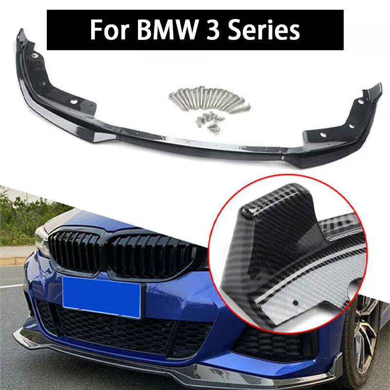 

Car Front Lip Fit For BMW 3 Series G20 G21 M Sport 2019-2022 Performance Style Diffuser Guard Body Kit Cover Auto Parts