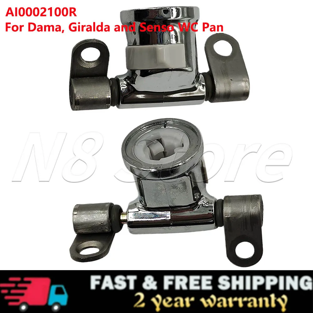 

For Roca Dama Senso Standard Close Chrome Toilet Seat Hinges AI0002100R Replacement Parts