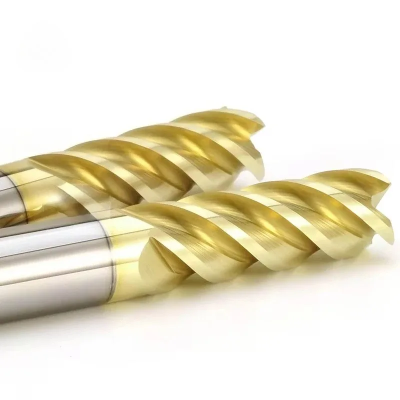 

4Flutes HRC70 Carbide End Mill Alloy Tungsten Steel Milling Cutter Endmills For Stainless Steel Titanium steel CNC Cutting Tool