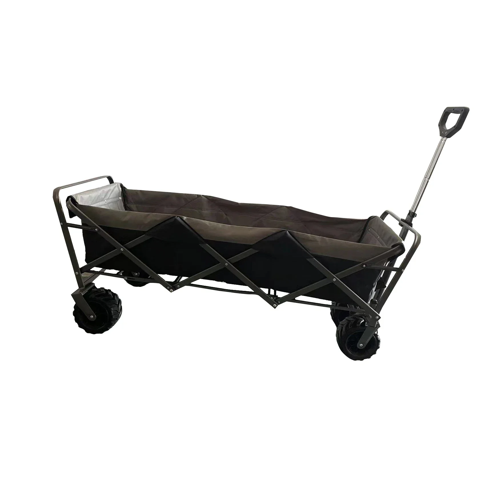 Customized Collapsible Heavy Duty Garden Beach Folding Wagon Outdoor Foldable Camping Cart