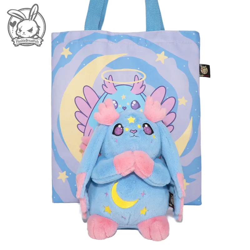 Plushie Dreadfuls Plush Toy Cute Angel Rabbit Stuffed Doll Putti Cherub Bun Soft Healing Companion Surprise Birthday Gift