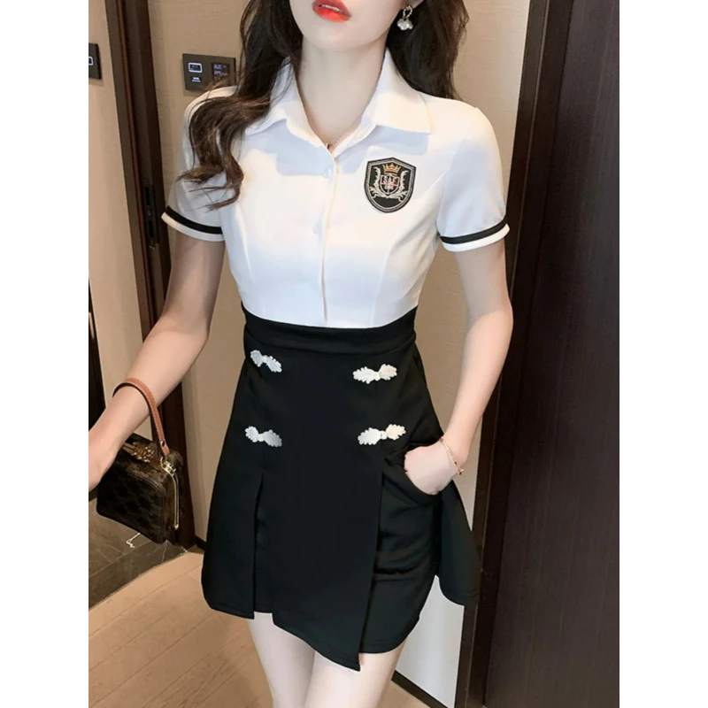 

Элегантный темпераментный комплект из двух предметов, комбинезон для салона красоты, рабочая одежда для терапевтов ног