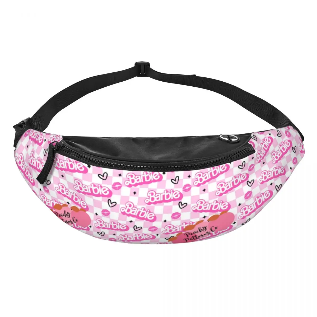 Custom Doll Seamless Fanny Pack Men Women Crossbody Waist Bag for Traveling Phone Money Pouch