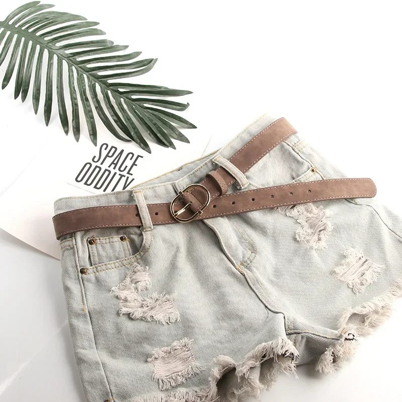 2.8x106cm New Women's Belt Alloy Needle Buckle Soft and Comfortable Jeans Belt Casual Versatile PU Leather Jeans Belt