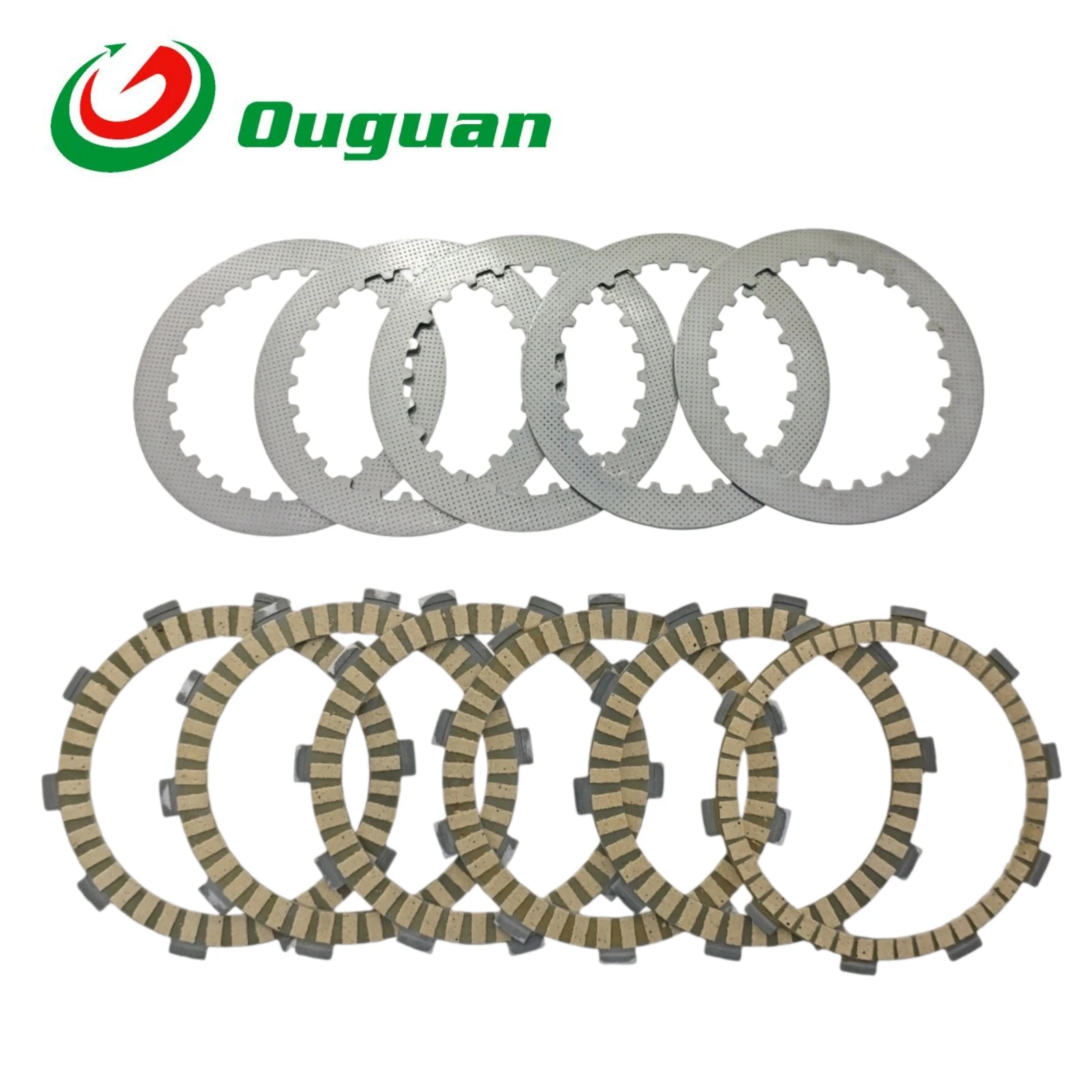 

ouguan for Benelli BN251 BN250 TNT25 TNT250 TRK250 TRK251 Leoncino 250 BJ250-15A 250cc Clutch Friction Plates Steel Disc Kit