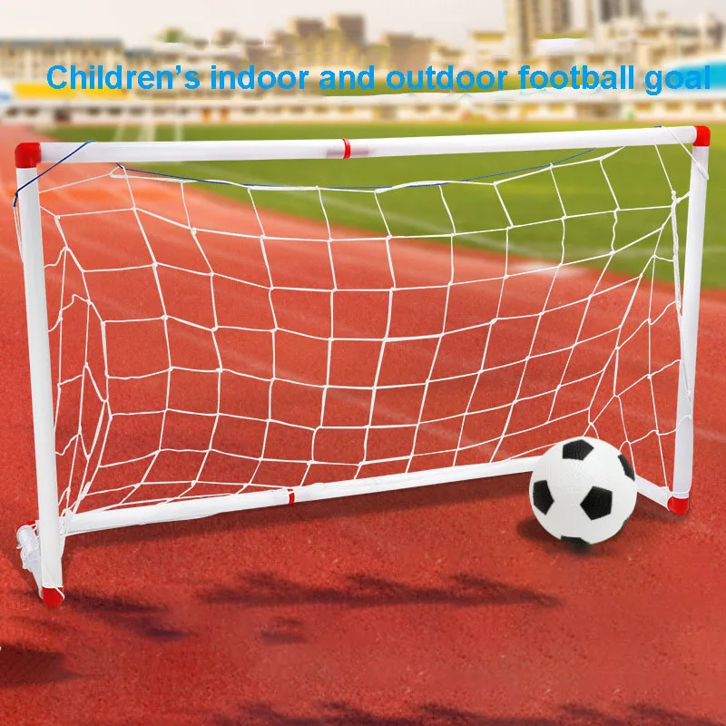 Indoor Mini Opvouwbare Voetbal Doel Home Game Voetbal Doel Post Frame Kit Kind Sport Speelgoed Kerstcadeau