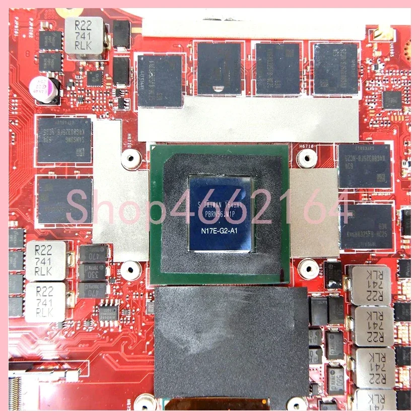 Imagem -03 - com I57300hq I7-7700hq Cpu Gtx1070-v8g Gpu Placa-mãe para Laptop Asus Rog Fx503 Fx503v Gl503 Gl503v Gl503vs Gl503vs
