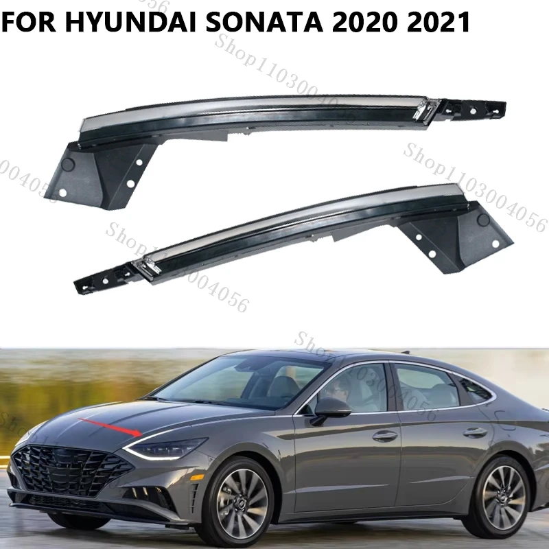 Автомобильные дневные ходовые огни для Hyundai Sonata 2020-2021, передний бампер, указатель поворота, противотуманная фара, передняя ширина света 92270-L1000