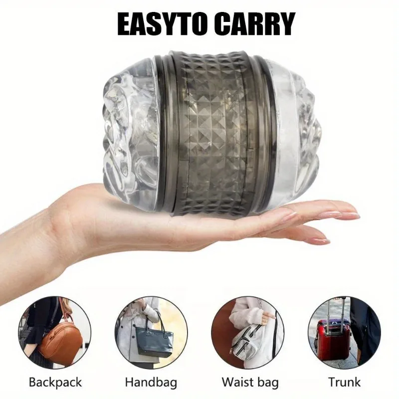 Masturbador masculino transparente e bomba de pênis Brinquedos divertidos para adultos para homens, material de silicone