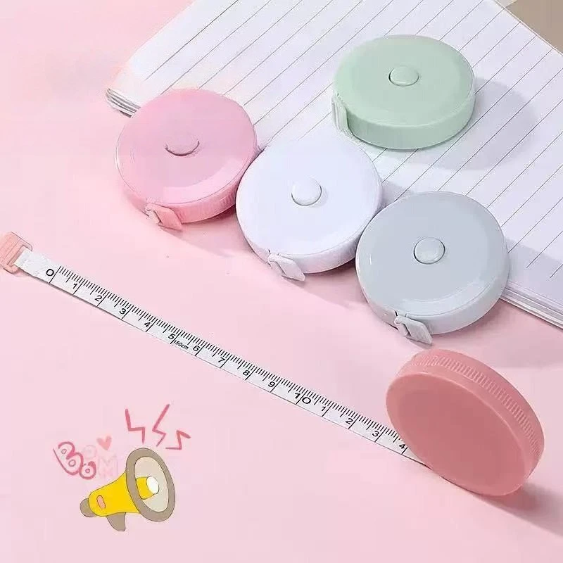 5pcs/bag Soft Leather Ruler Clothes for Home Use Portable Measurement Student Measuring Mini Tape Measure