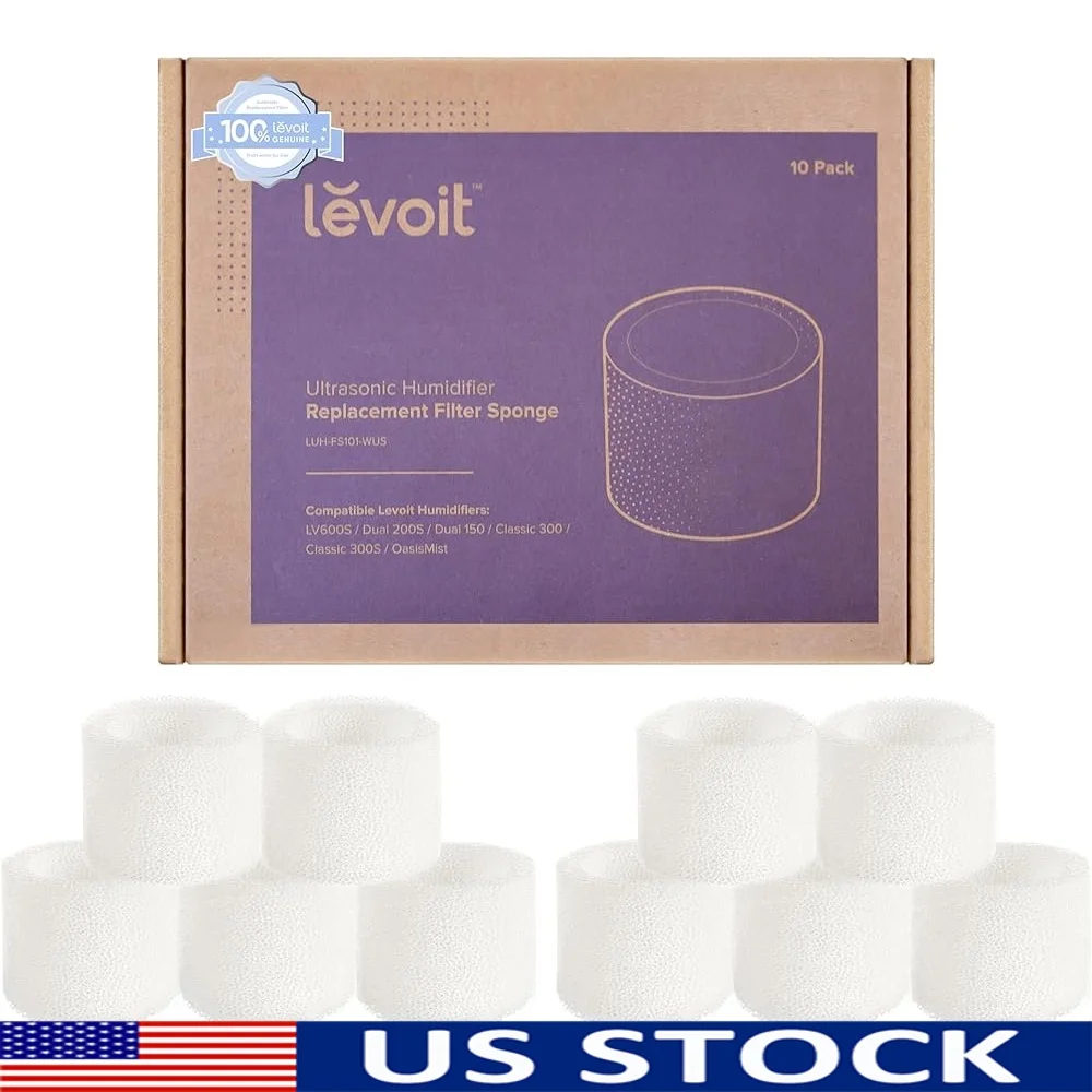 10-Pack Humidifier ตัวกรองทดแทนจับอนุภาคปรับปรุงประสิทธิภาพความชื้นใช้งานร่วมกับ Classic160 Dual150
