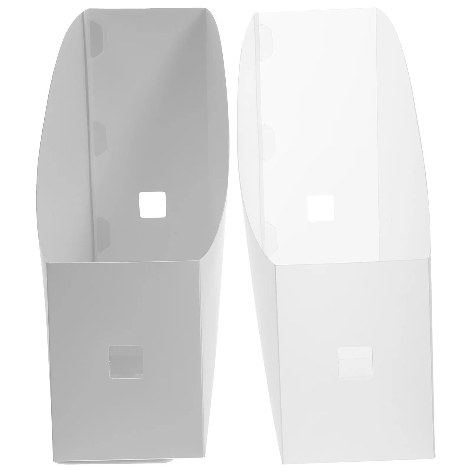 2pcs Magazine Desktop Document Storage Racks Pp File Folder Box Creative Desktop Organizer Magazine Rack For Mail Catalogs