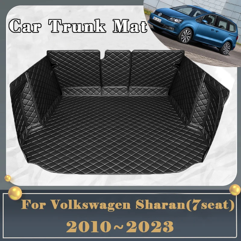 

Car Trunk Mat For Volkswagen VW Sharan 7N 7seat 2010~2023 Dirt-resistant Fully Trunk Mat Rear Cargo Tray Car Accessories 2022