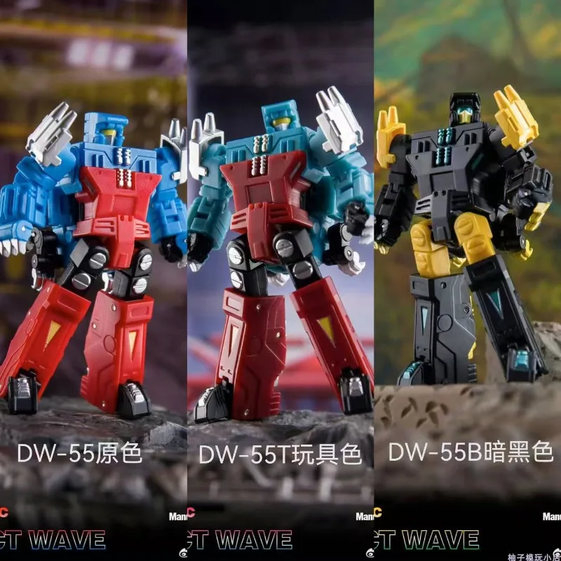 

[IN STOCK ] Transformation Dr.Wu DW-E55 DW-55T DW-55B Decibel Impact Wave Mini DWE55 Action Figure With Box