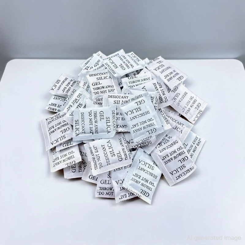 50-500 pezzi di gel di silice atossico, essiccante per eliminare l'umidità, ideale per cucina, soggiorno, sacchetti assorbenti, conservazione di vestiti e alimenti, 2028.