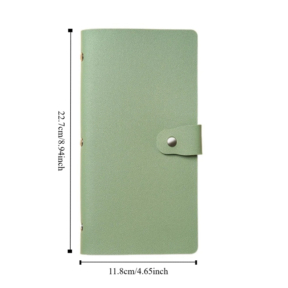 Fun Money Savings Challenge Binder Solid Color PU Savings Challenges Book Easy Clear Cash Budget Notebook Money Notebook