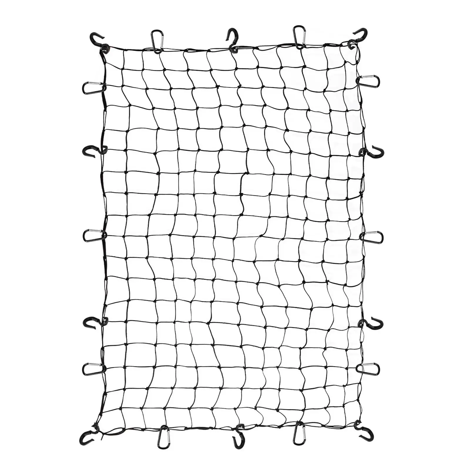 

Automotive Cargo Net Luggage Net Easy to Install Bungee Mesh Net Elastic Car Cargo Net for Trucks RV Roof Rack Cars SUVs