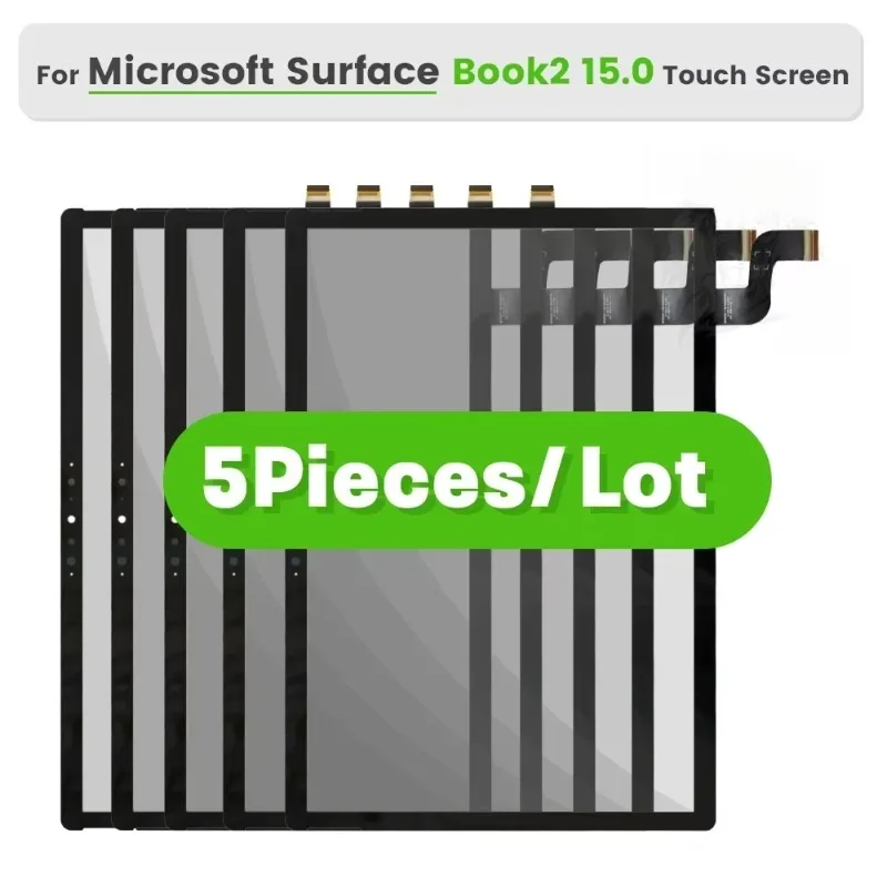 5Pcs Original For Microsoft Surface Book 2 1793 Touch Screen Digitizer Assembly 15.0