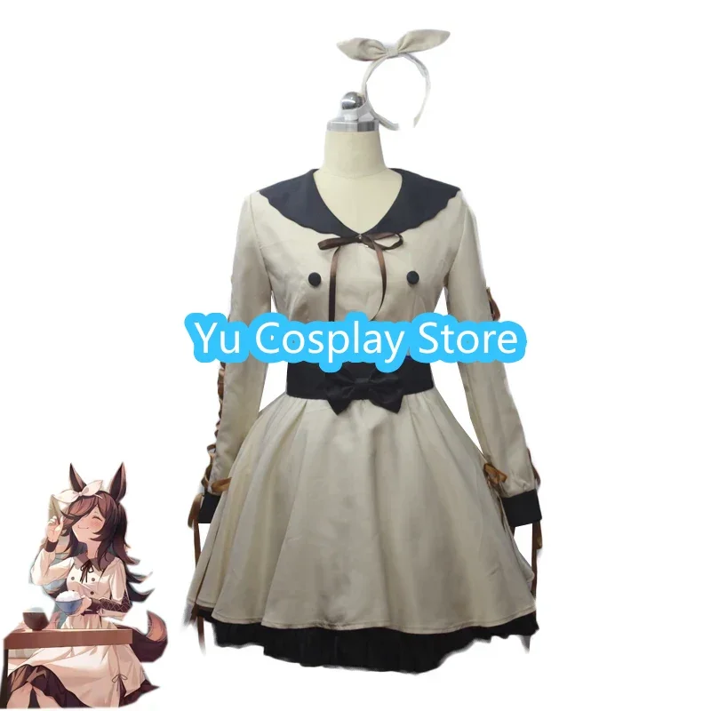 Game Pretty Derby Rice Shower Cosplay Costume Women Fancy Party Dress  Halloween Carnival Uniforms Anime Clothing Custom Made