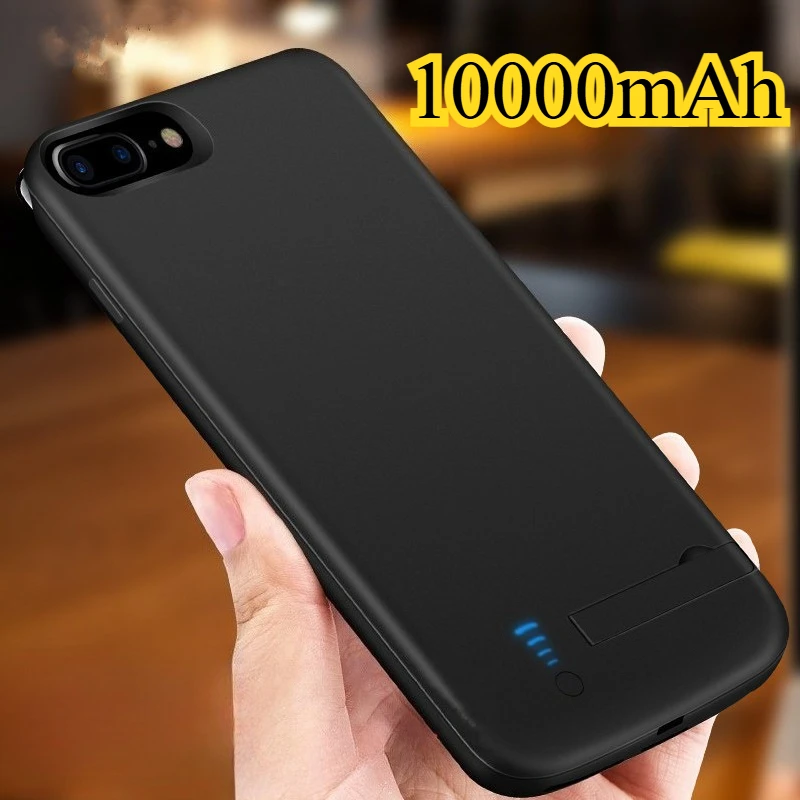 

10000 мАч, подходит для IPhone, серия 7/8/6/SE, расширение, встроенный аккумулятор, зарядная крышка, защитный чехол для портативного зарядного устройства