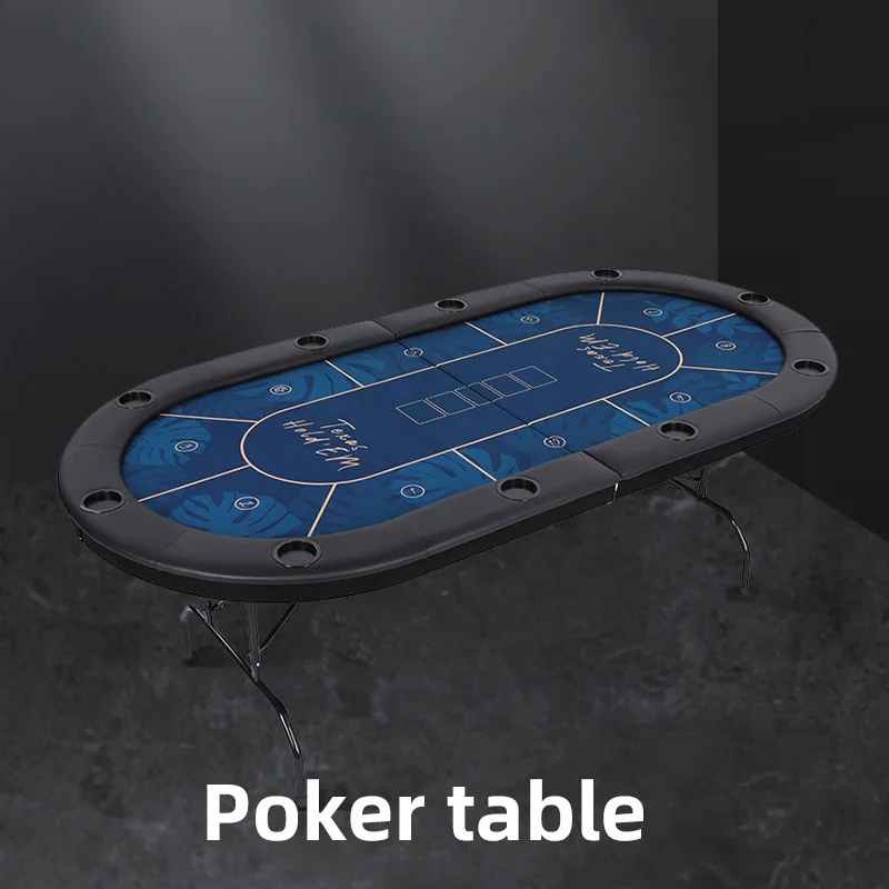 

Poker Table Top Casino Foldable Poker Chips Table Texas Hold'em Baccarat Dedicated Texas Hold'em Table With LED