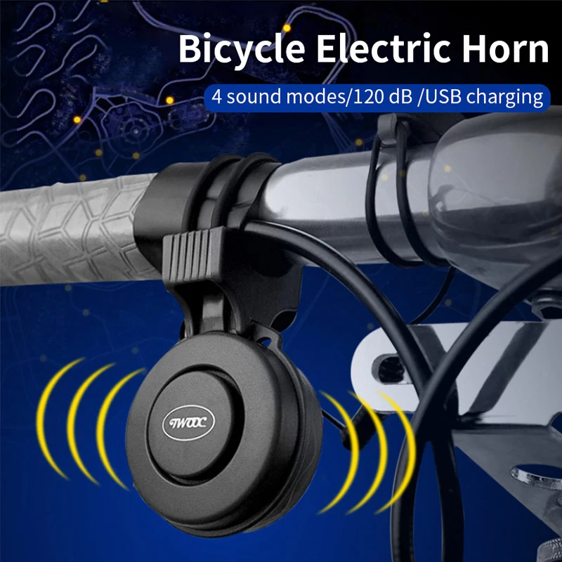 Electric Scooter Bell Charging Speaker USB Recharged for Xiaomi M365 Pro Mi3 E-scooter Warning Alert Safety Riding Accessories