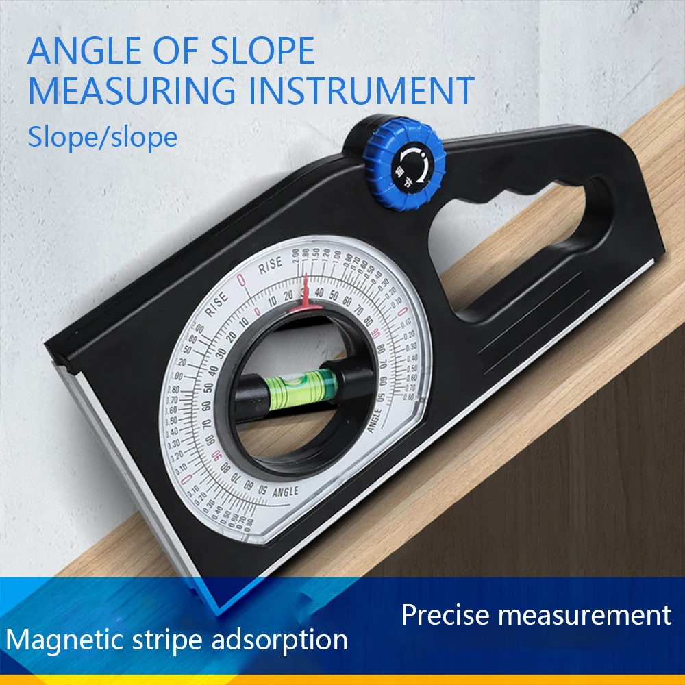 140 ° Medidor de ángulo digital con base magnética: inclinómetro de alta precisión para carpintería/construcción, ±0,1 ° Precisión