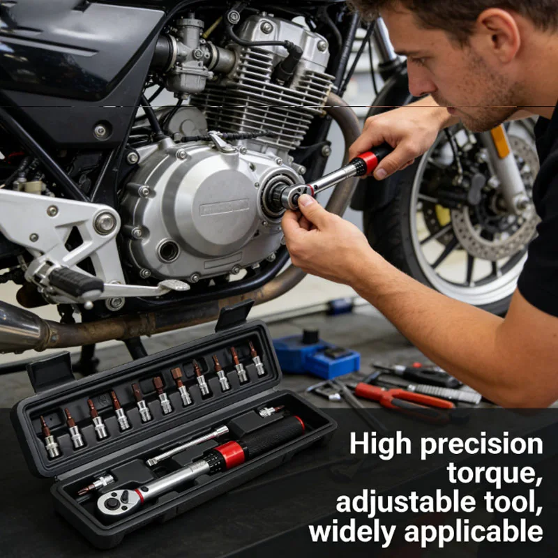 

Набор велосипедных динамометрических ключей, 15 шт., 1/4 "2-24 Нм, двухнаправленный велосипедный шестигранный ключ, торцевой гаечный ключ, профессиональный набор инструментов для ремонта мотоциклов