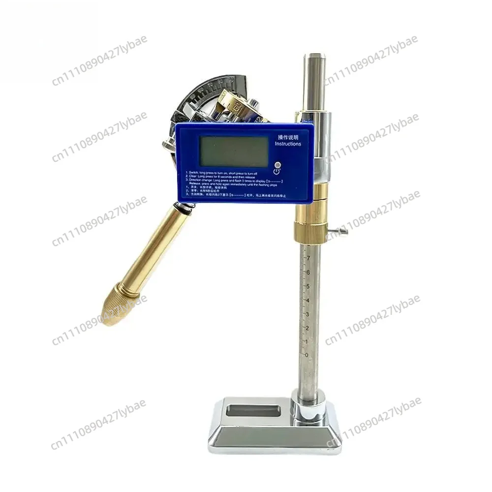 High-Precision Angle Digital Display Gemstone Grinding Machine Manipulator Gem Faceting Machine Handle 32/64/72/80/96 Index Gear
