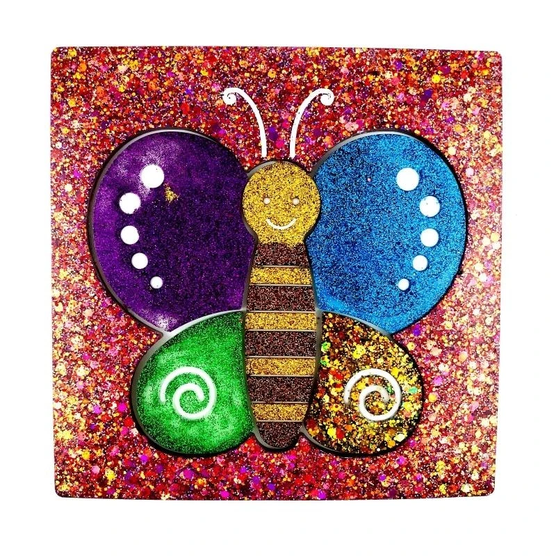 

J78F детские игры силиконовая форма мультфильм животных детская форма-головоломка для эпоксидной смолы DIY ручной инструмент для