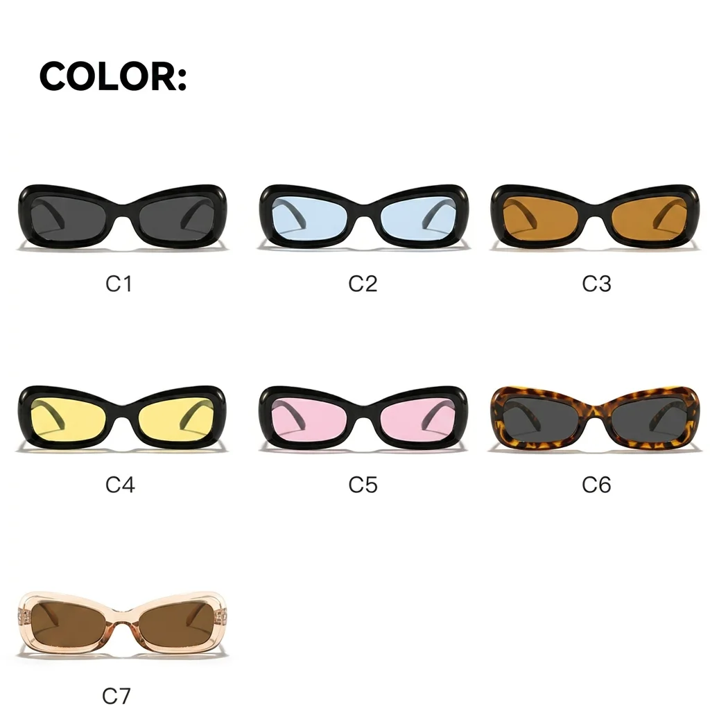 Retro Rectangle Sunglasses Ergonomic Unisex Sunglasses For Boys Girls Kids Uv400 Shades Sturdy Vintage Kids Sunglasses For Daily