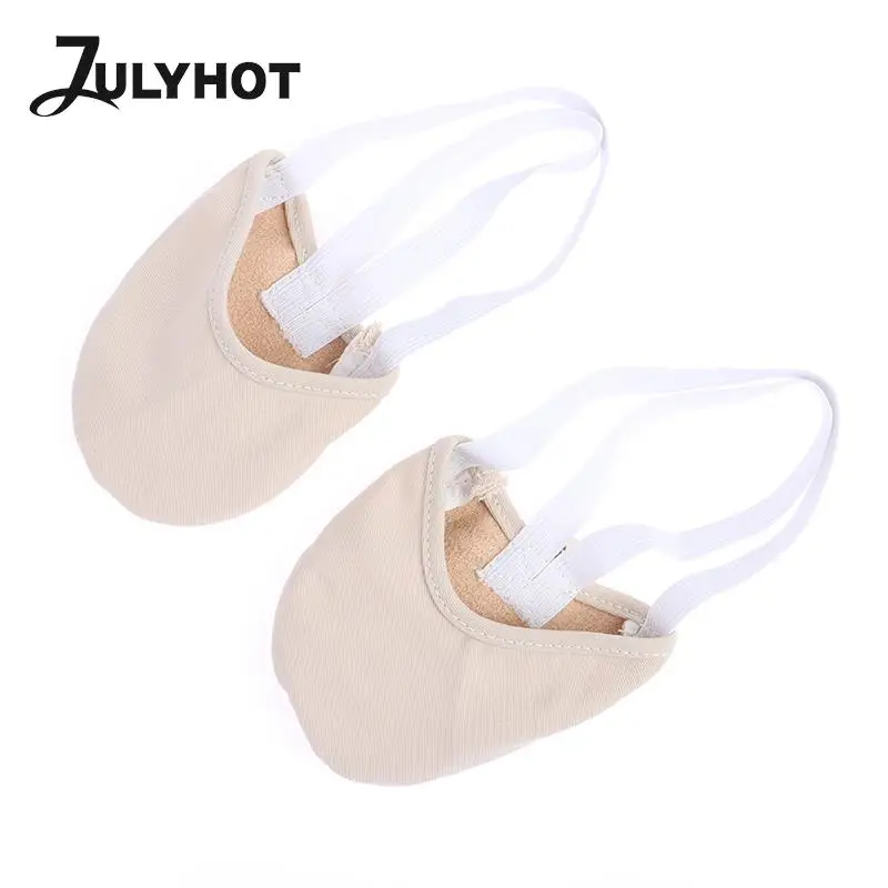 1Pair half length rhythmic gymnastic shoes Sheepskin soft bottom child adult Gymnastics dance Shoes dancing Soft Half Shoes