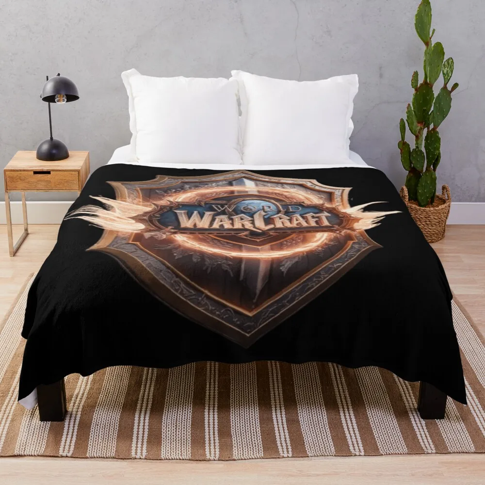 

7625 Shield from the game World of warcraft - WoW- Throw Blanket for sofa cosplay anime Luxury Thicken Furry Blankets