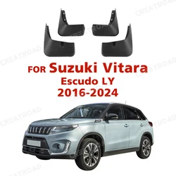 Mudflaps Splash Guards Car Mud Flaps For Suzuki Vitara / Edcudo Mudguards Fender 2016 -2024 2017 2018 Front & Rear Protector