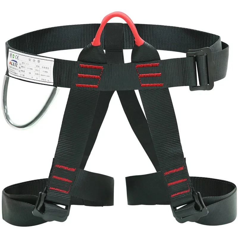 Aerial Work Safety Harness with Lanyard on Back Construction Protection High-altitude Rock Climbing Outdoor Harness Safe Rope