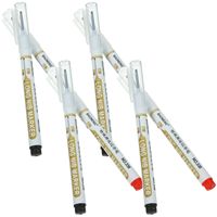 8Pcs Marker Pencil Long Permanent Woodworking Construction Carpenters Tools Black Red Marking Paint Fine Line Deep Hole