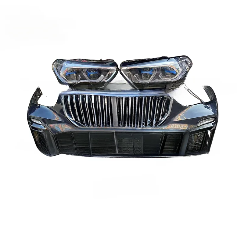 

Для BMW G05 X5: Высококачественный Б/У Передний Бампер в Сборе, Пластиковый, Крепление на Болтах (2019-2022, Гарантия 1 Год)